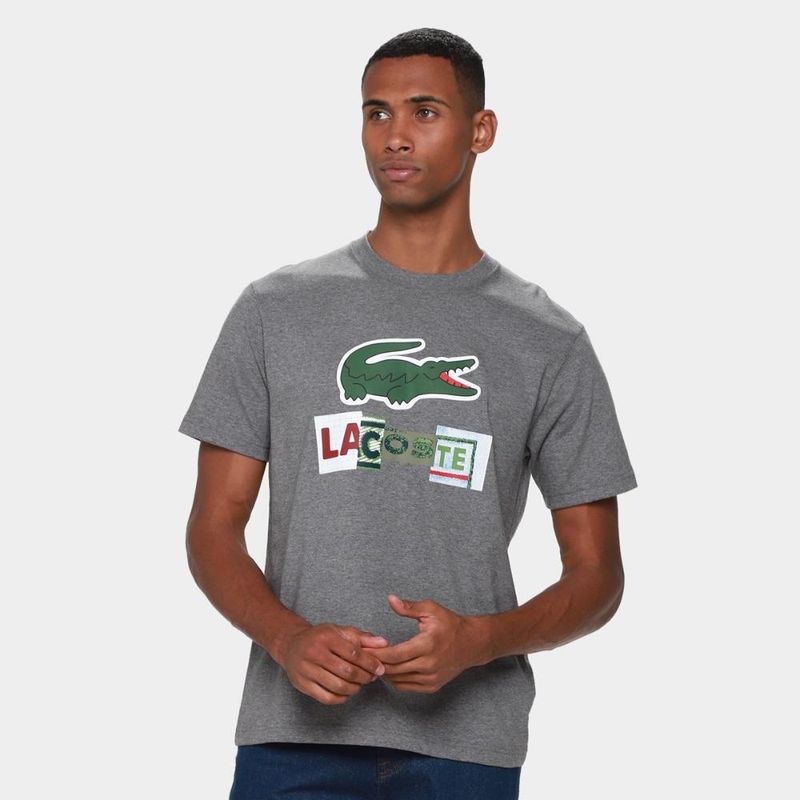 Camiseta lacoste casual masculina