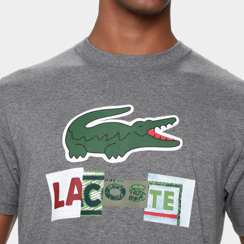 Camiseta lacoste casual masculina