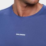 Camiseta salomon shkout core ss marlin masculina