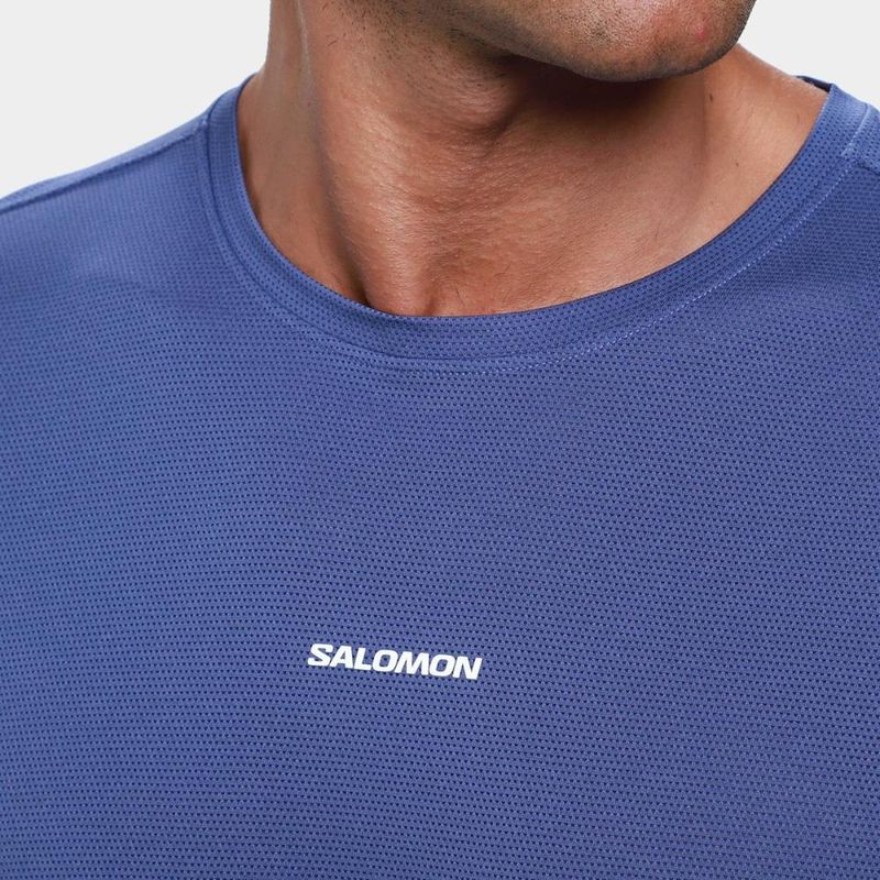 Camiseta salomon shkout core ss marlin masculina