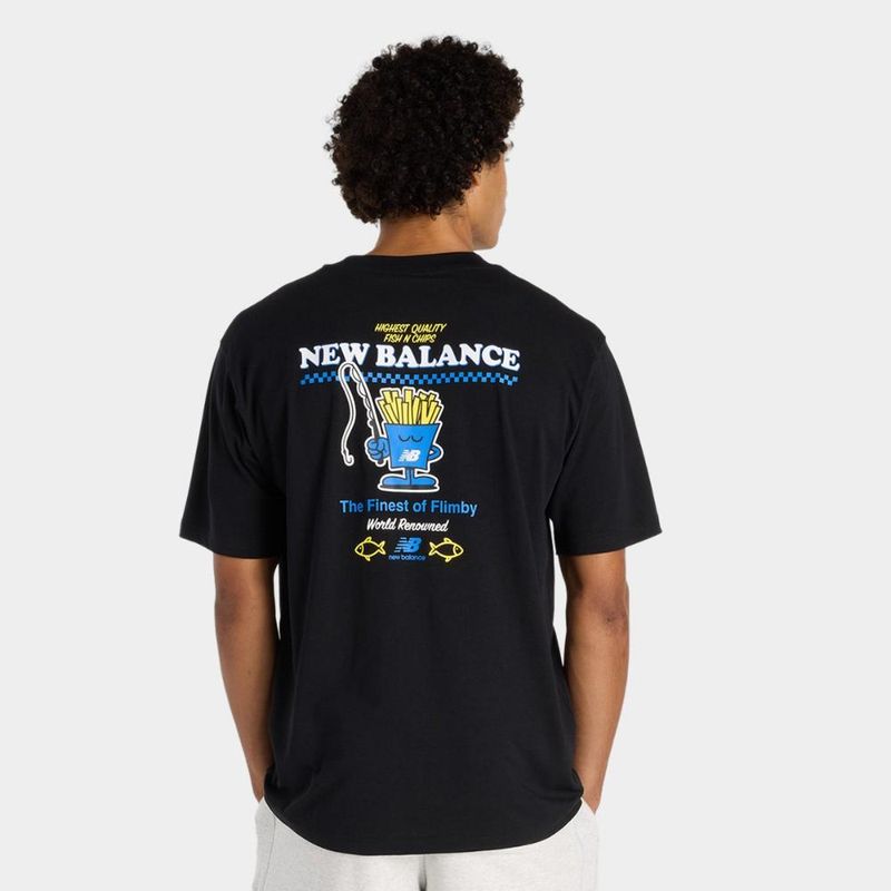 Camiseta new balance fish and chips masculina