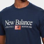 Camiseta new balance linear athletics masculina