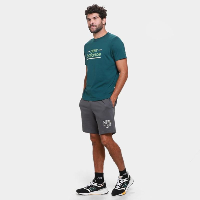 Camiseta new balance linear lines masculina