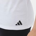 Kit camiseta adidas básicas 3 peças masculino