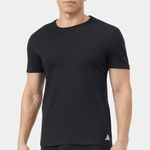 Kit camiseta adidas básicas 3 peças masculino