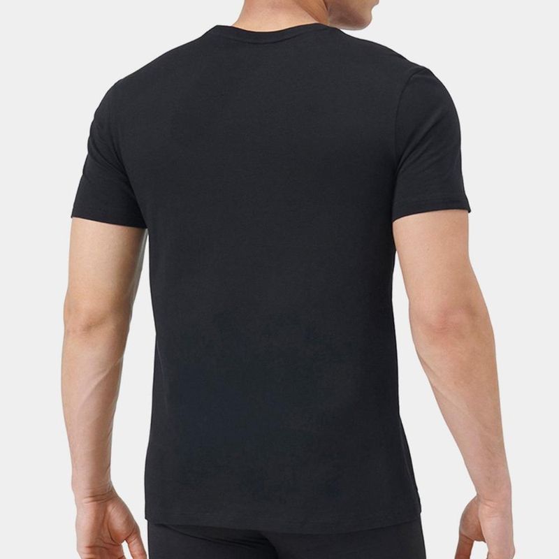 Kit camiseta adidas básicas 3 peças masculino