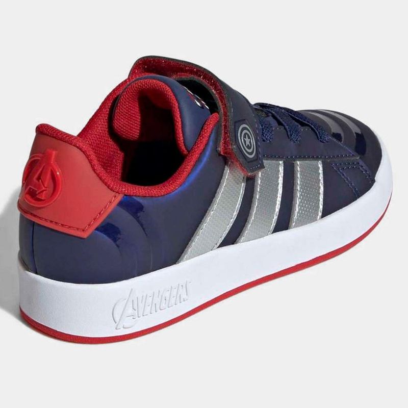 Tênis infantil adidas grand court capitão américa
