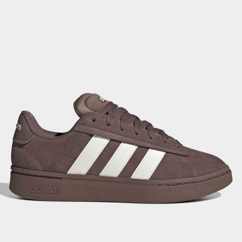 Tênis couro adidas grand court alpha masculino