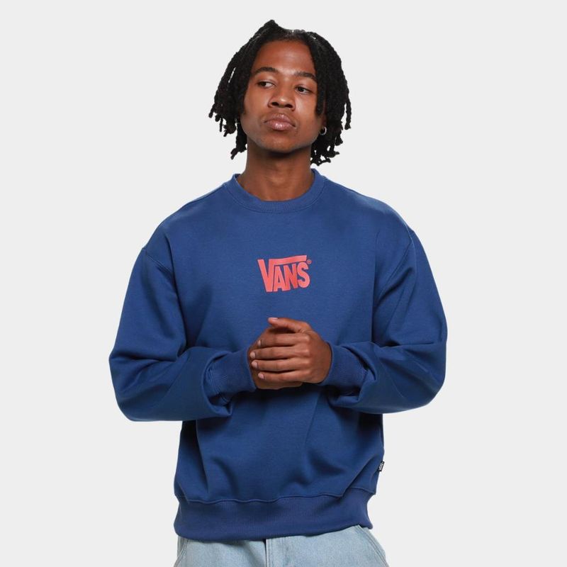 Moletom vans stretch logo masculino