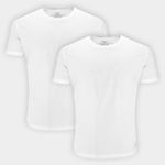 Kit camiseta calvin klein casual masculina - 2 peças