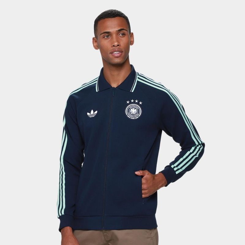 Jaqueta seleção alemanha away 2026 hino adidas originals masculina