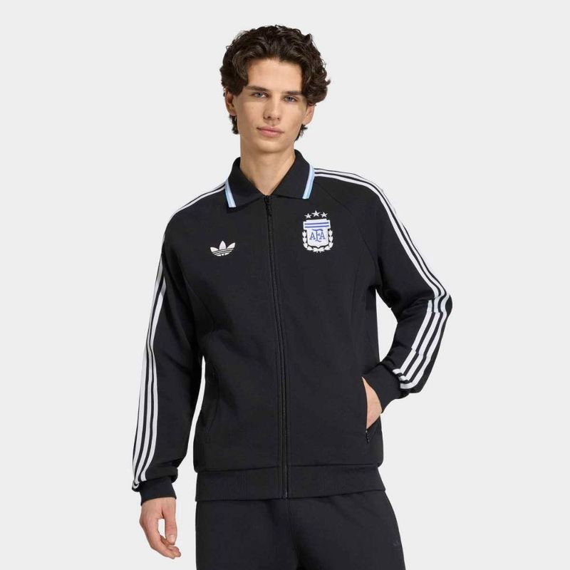 Jaqueta seleção argentina away 2026 hino adidas originals masculina
