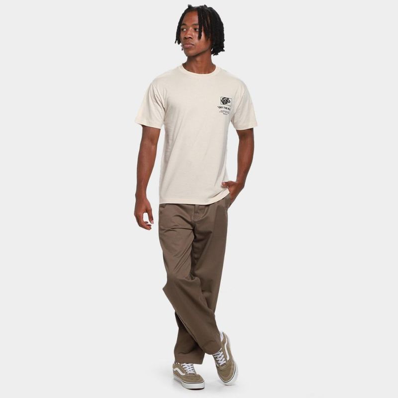 Camiseta vans stacked hi masculina