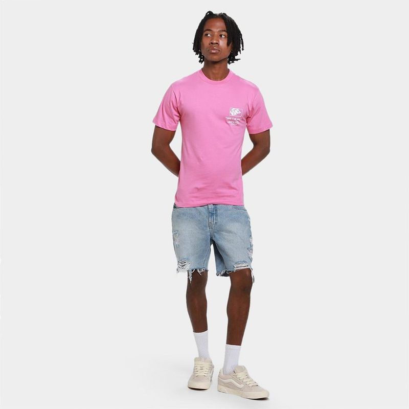 Camiseta vans stacked hi masculina