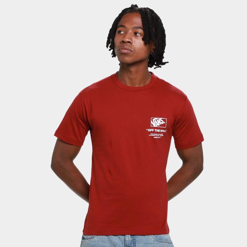 Camiseta vans stacked hi masculina
