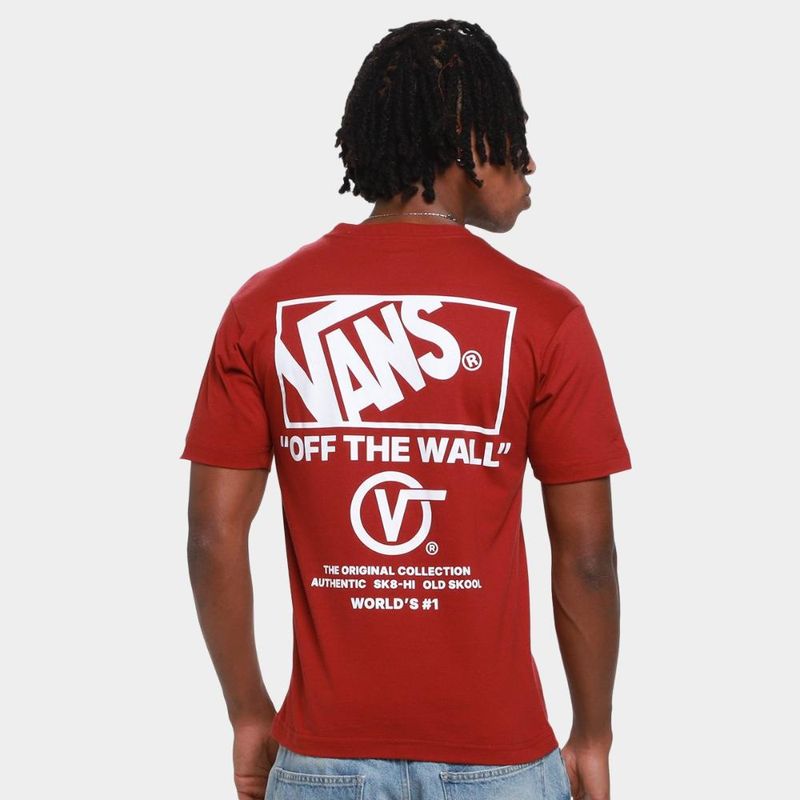 Camiseta vans stacked hi masculina