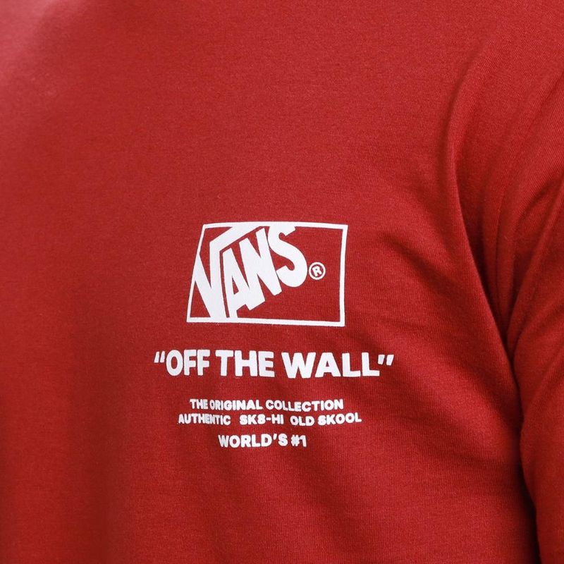 Camiseta vans stacked hi masculina