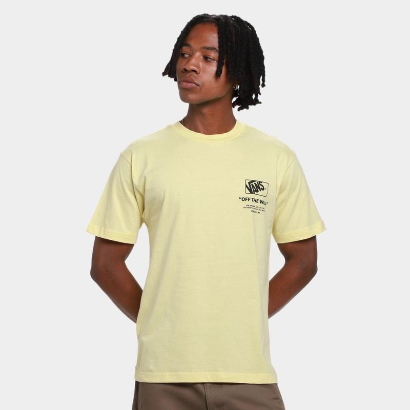 Camiseta vans stacked hi masculina