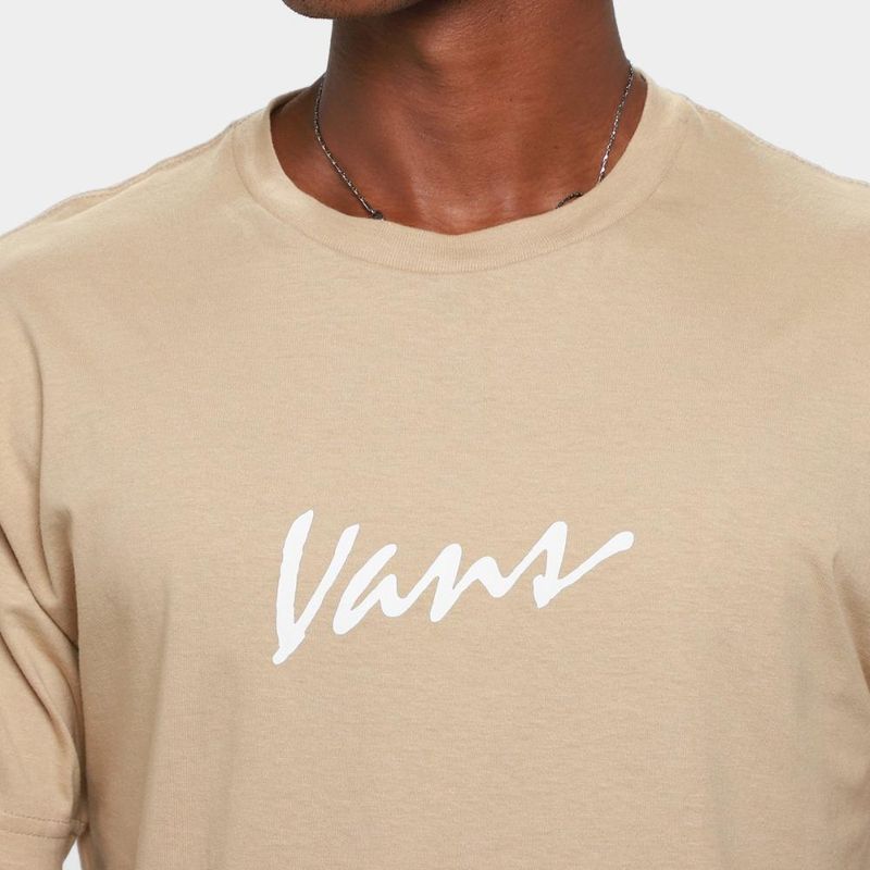 Camiseta vans classic script masculina