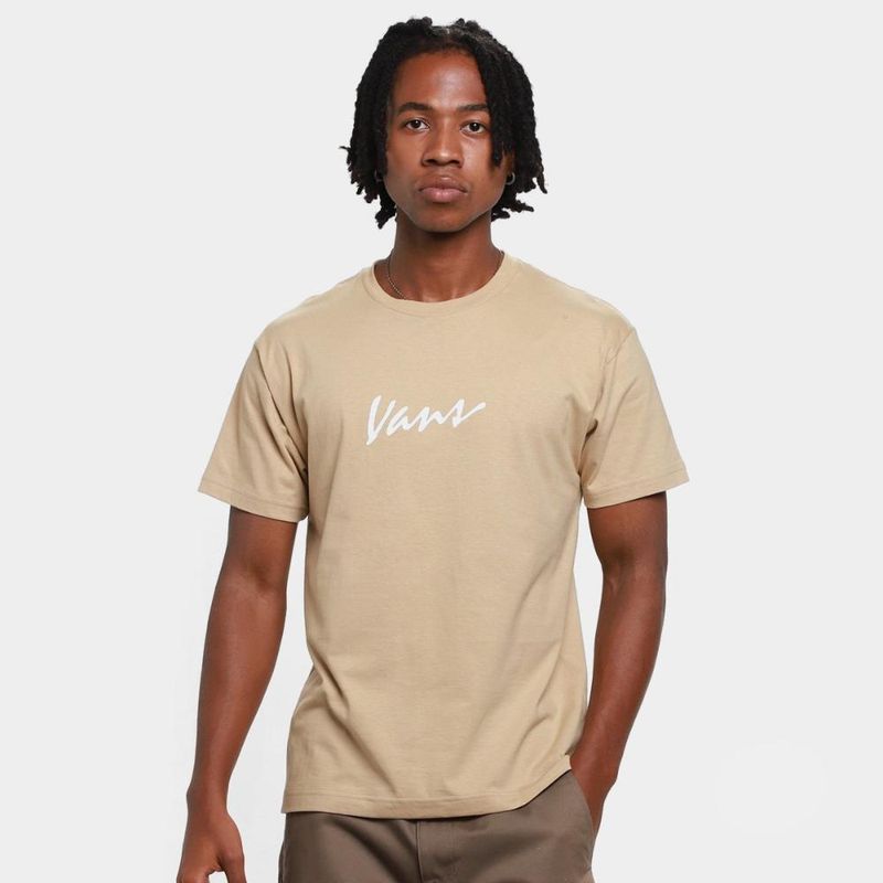 Camiseta vans classic script masculina