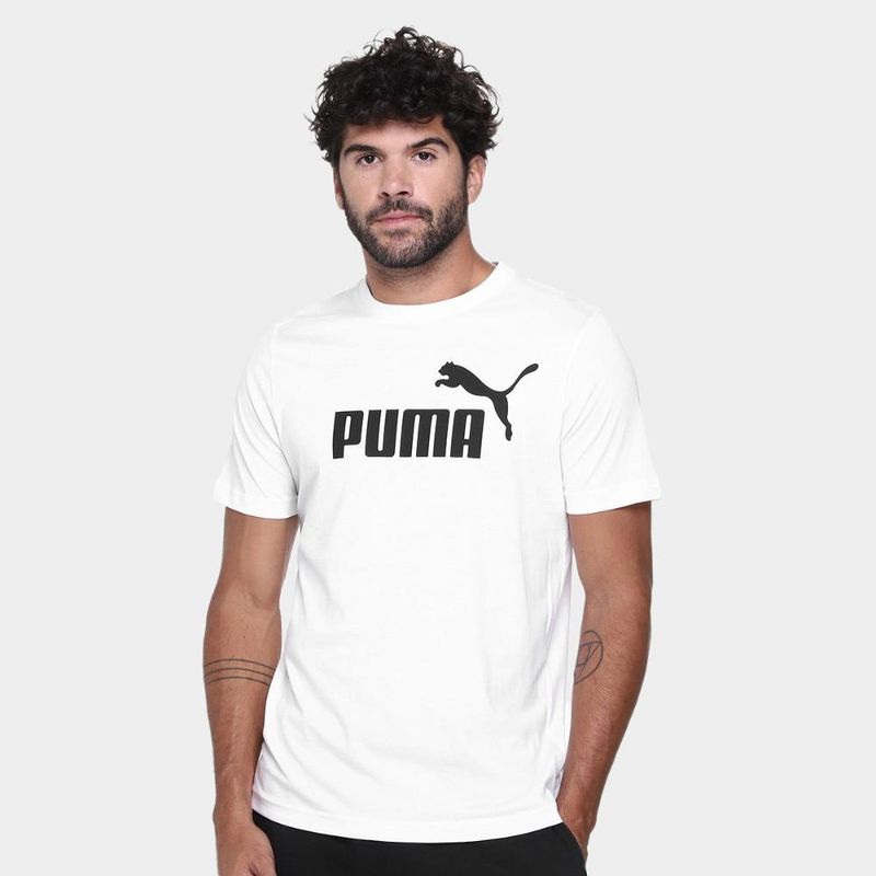 Camiseta puma no 1 logo masculina