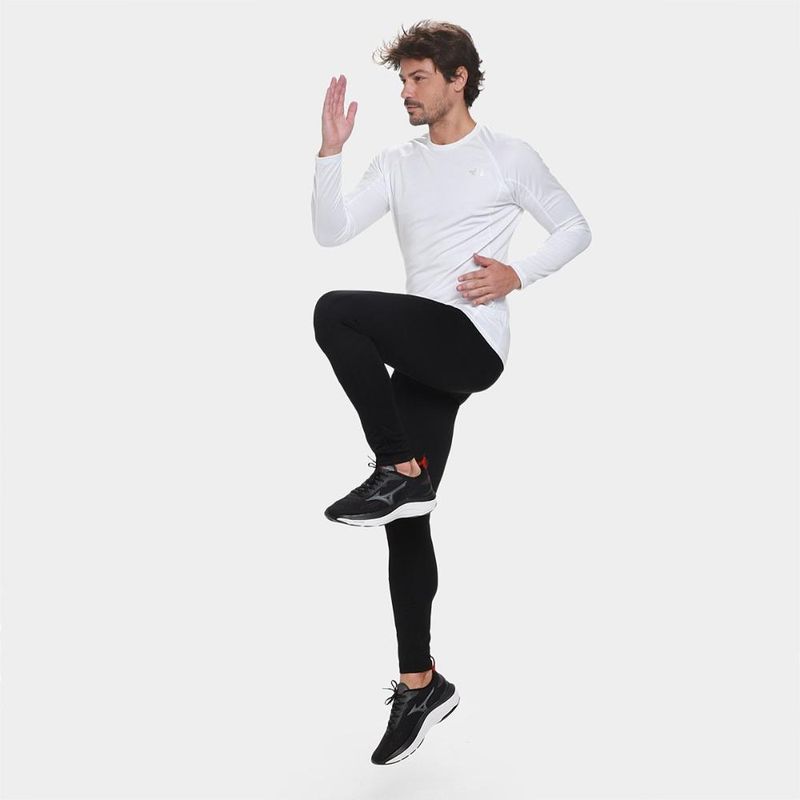 Camiseta segunda pele the nort face light crew masculina