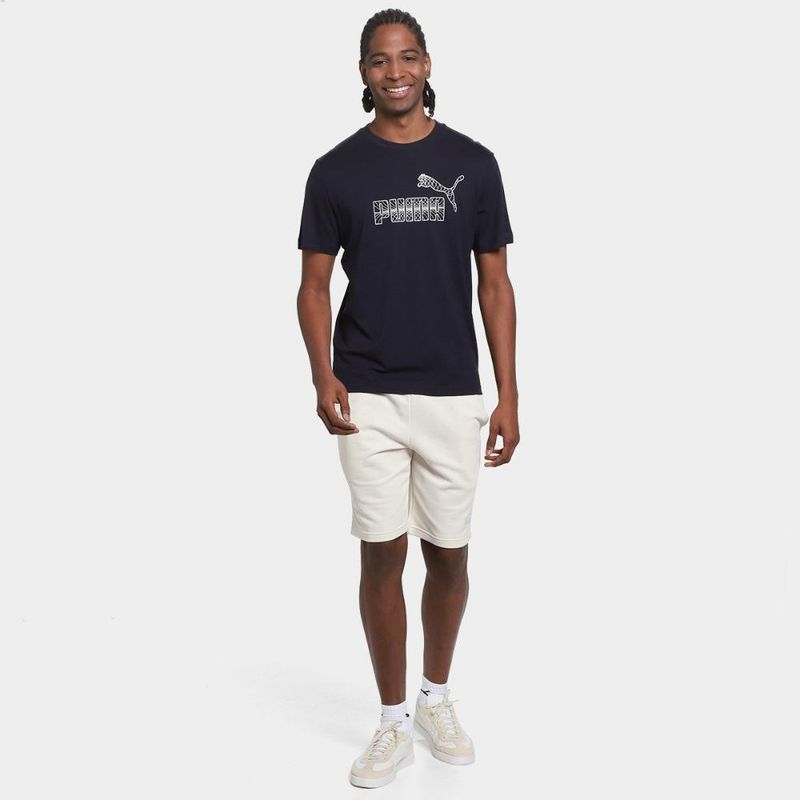 Camiseta puma graphic no1 masculina