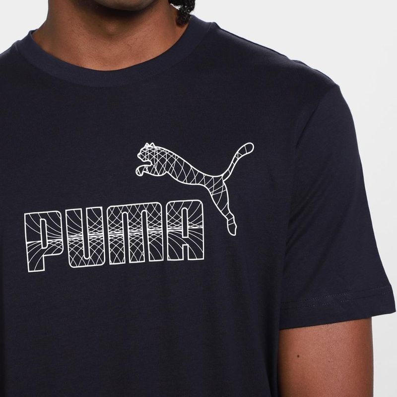 Camiseta puma graphic no1 masculina