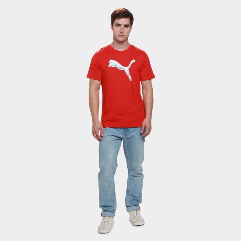 Camiseta puma graphic cat logo masculina