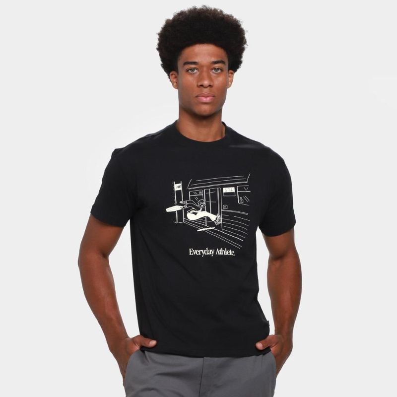 Camiseta new balance everyday athlete train jumper masculina