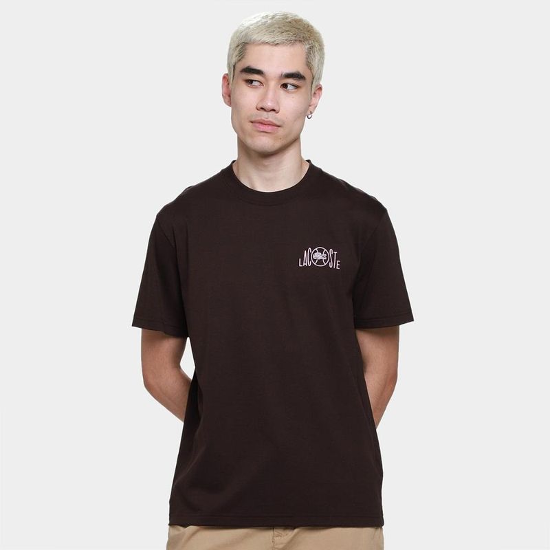 Camiseta lacoste casual masculina
