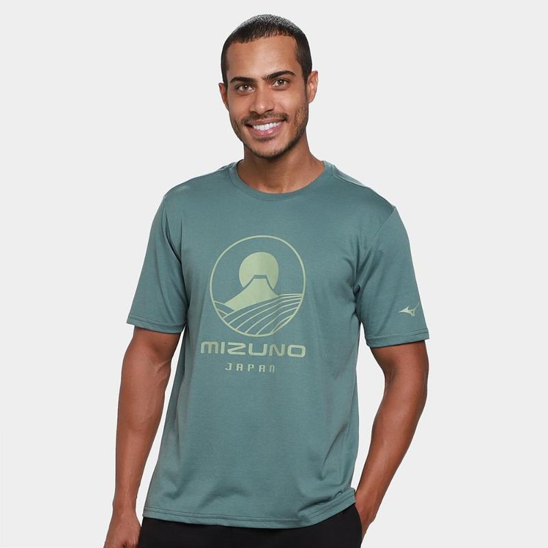 Camiseta mizuno casual masculina