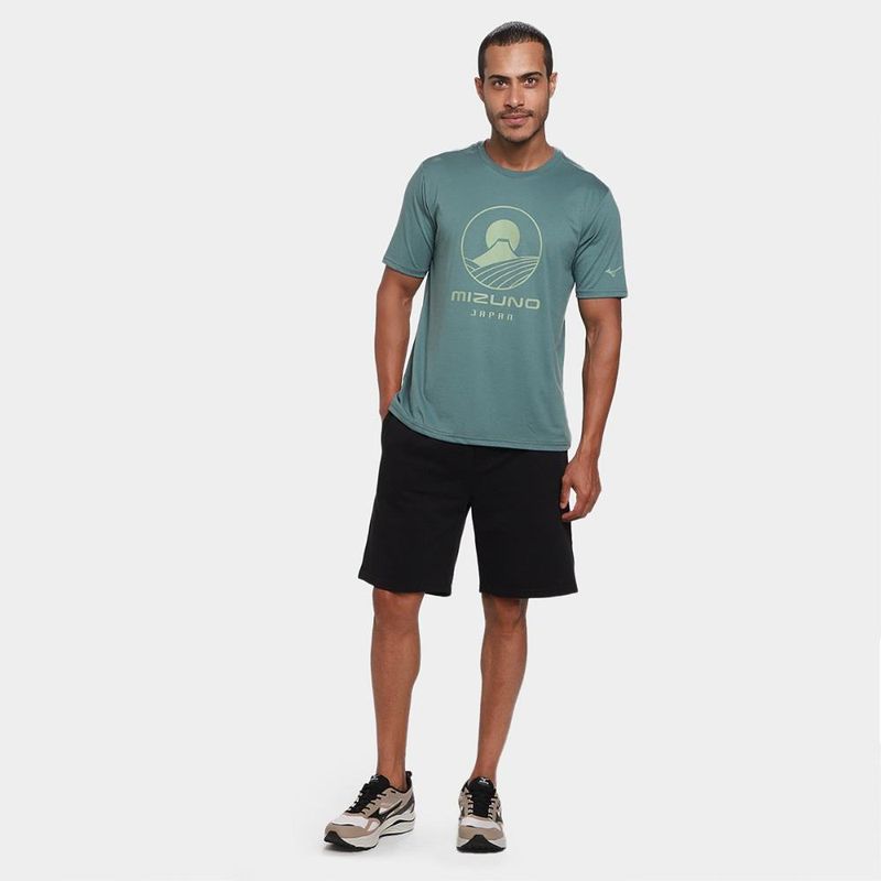 Camiseta mizuno casual masculina