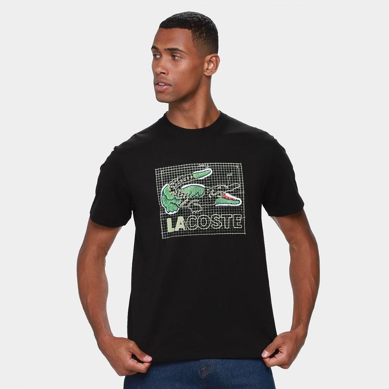 Camiseta lacoste casual masculina