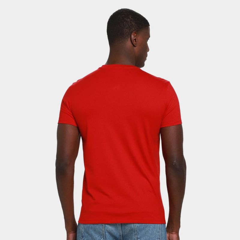 Camiseta lacoste logo masculina