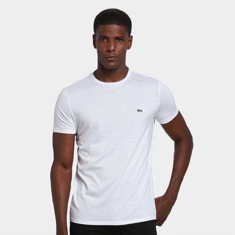 Camiseta lacoste logo masculina
