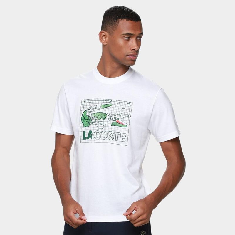 Camiseta lacoste casual masculina