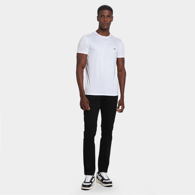 Camiseta lacoste logo masculina