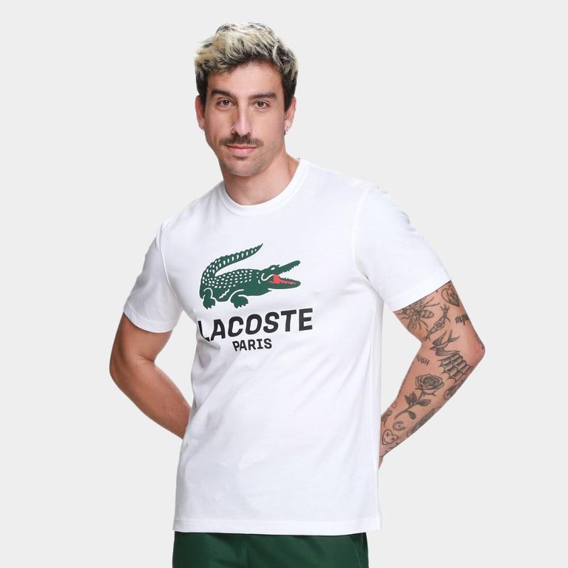Camiseta lacoste casual masculina