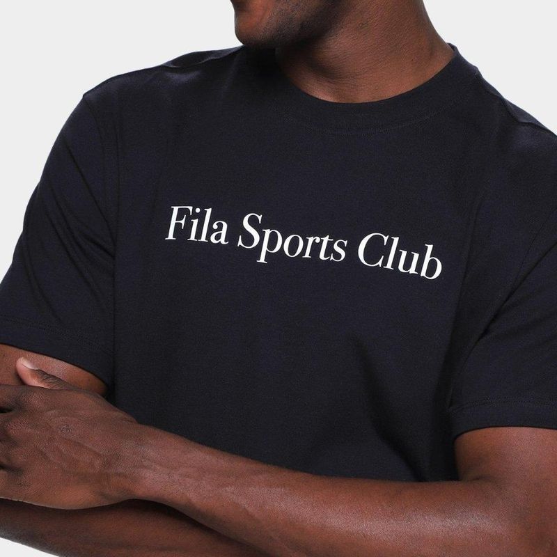 Camiseta fila sport club letter masculina