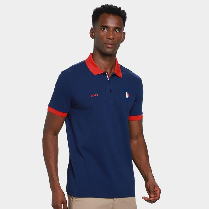 Camisa polo hugo boss frança masculina