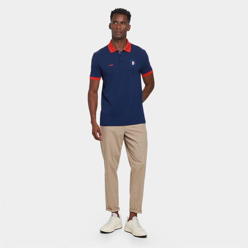 Camisa polo hugo boss frança masculina