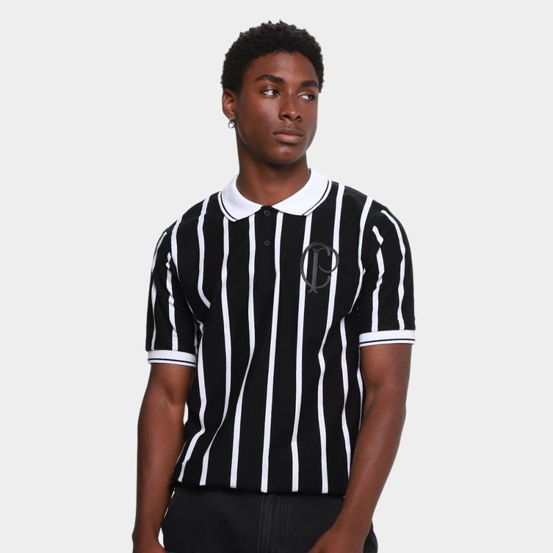 Camisa polo corinthians cp listrada masculina