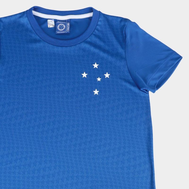 Camisa cruzeiro celestial feminina