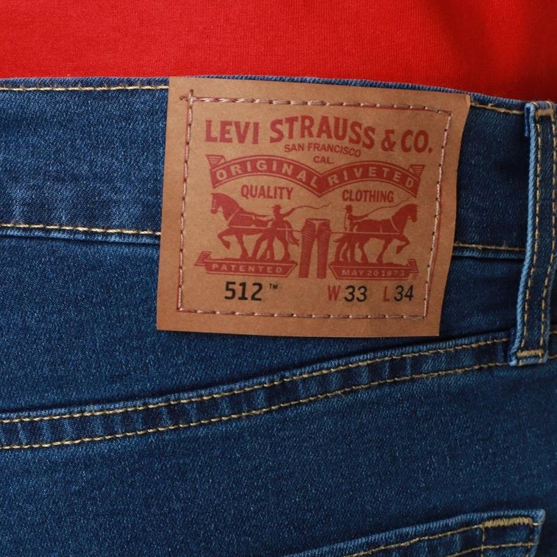 Calça levi's 512 slik taper masculina
