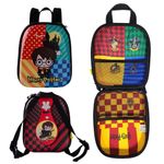 Mochila De Costas Harry Potter Sonserina Grifinória Lufa-lufa Corvinal Hogwarts Resistente