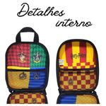 Mochila De Costas Harry Potter Sonserina Grifinória Lufa-lufa Corvinal Hogwarts Resistente
