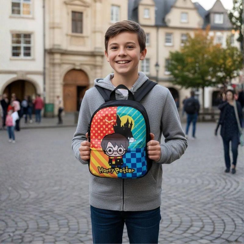 Mochila De Costas Harry Potter Sonserina Grifinória Lufa-lufa Corvinal Hogwarts Resistente
