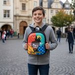 Mochila De Costas Harry Potter Sonserina Grifinória Lufa-lufa Corvinal Hogwarts