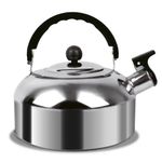 Chaleira Inox 1,5 Litros Com Apito Tampa Alca Bule Termico